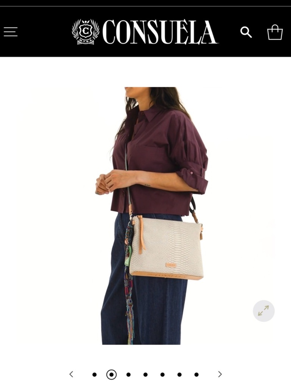 Consuela Thunderbird Downtown Crossbody with Multicolor Strap - Picture 2 of 13